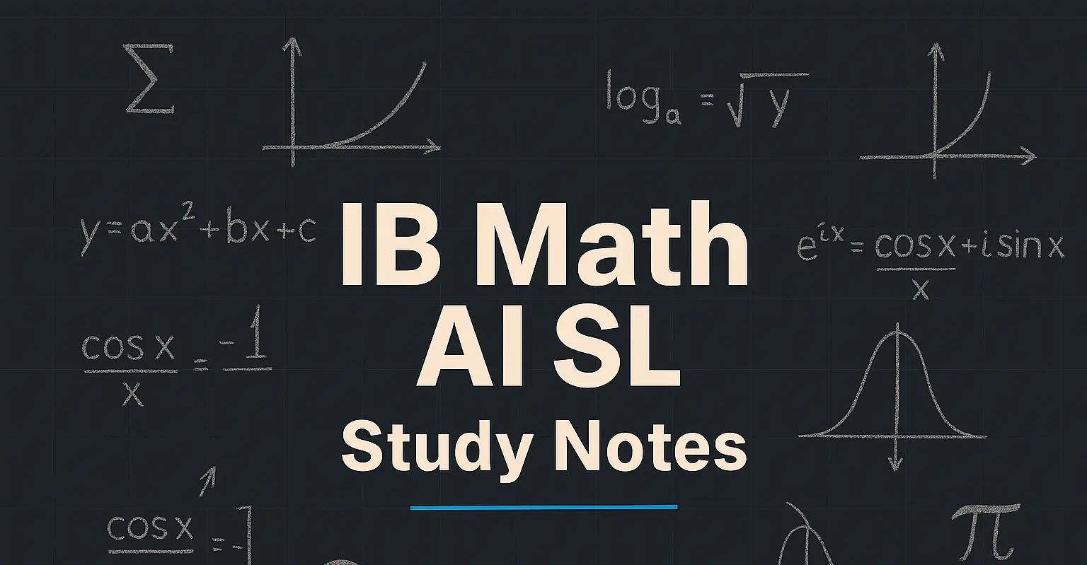 IB Math AI SL syllabus