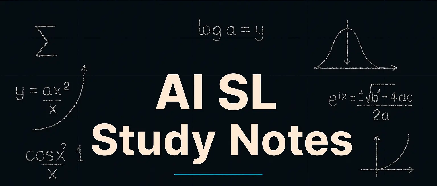 IB Math AI SL study notes