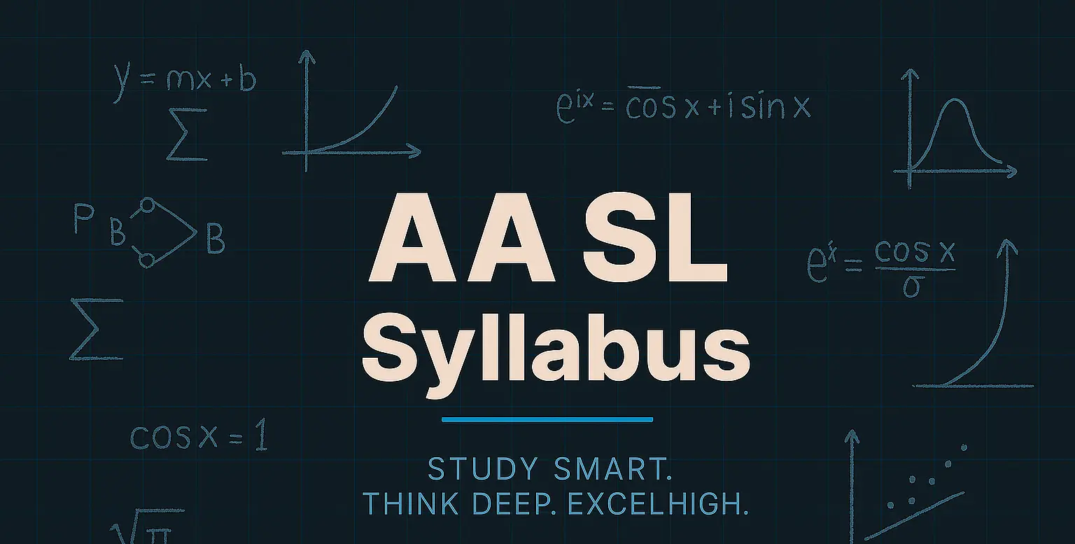 IB Math AA SL Syllabus​